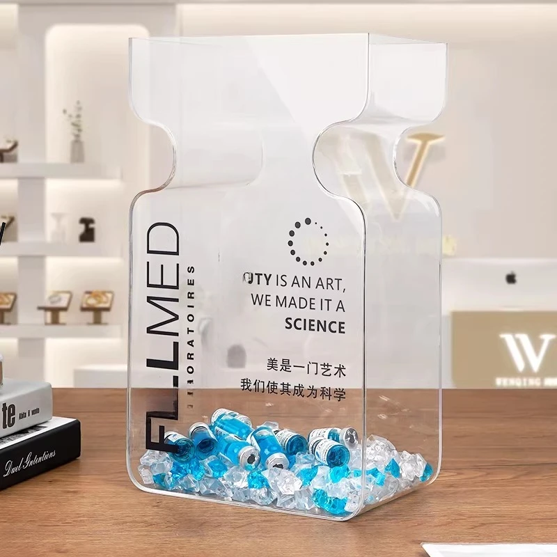 

Professional Ampule Storage Box for Medical Beauty ClinicsAcrylic Desktop OrganizerDisplay Case for Cosmetic Aesthetic Equipment