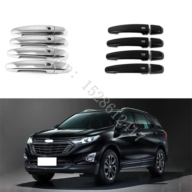 For Chevrolet Equinox 2016 2017~2023 car Accessories ABS door handle cover bowl cup cap trim insert bezel frame smart key Trim