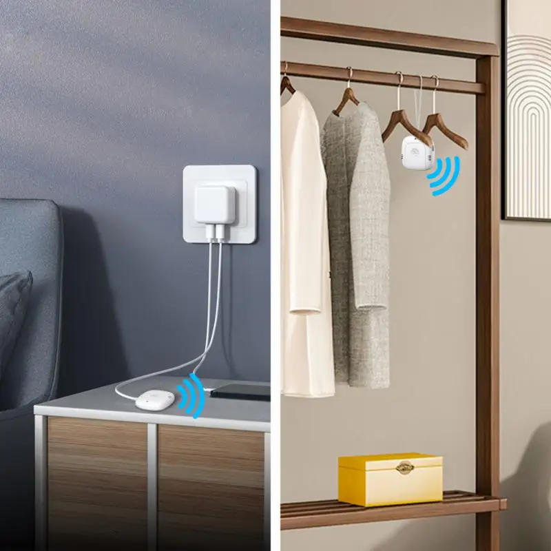 Tuya Wifi Temperatuur En Vochtigheid Sensor Type-C Herladen Binnen En Buiten Wifi Temperatuur Sensor Smart Home Assistent