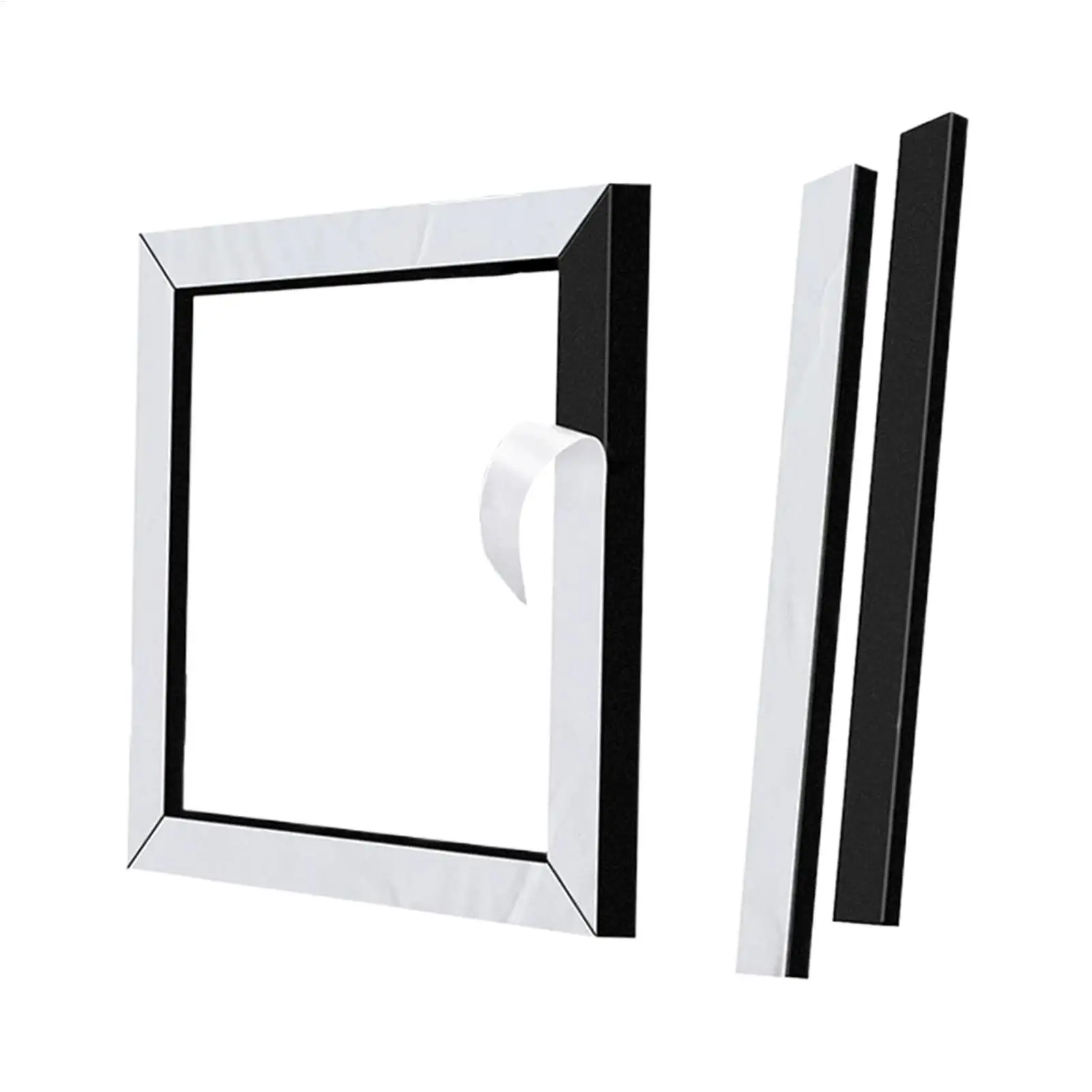 

RV Roof AC Gasket Self-Adhesive Picture Frame Gasket RV Roof AC Seal Kit For Trailer Camping Car Outdoor Road Trip Long Travel