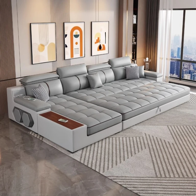 Small Apartment Armchairs Sofas Bed Storage Comfortable Straight Sofas Cinema Tatami Muebles Para El Hogar Home Furniture