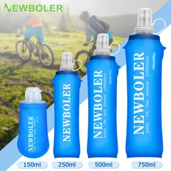 150ml/250ml/500ml Outdoor Collapsible Silicone Bite Size Water Bottle Running Camping Hiking Travel Convenient Water Bottle