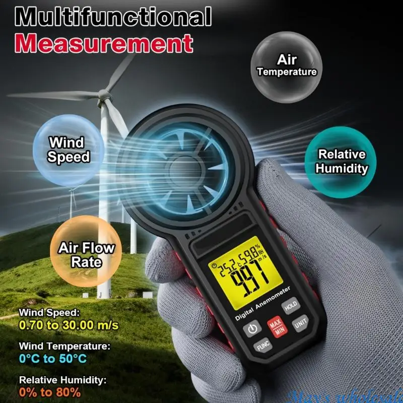 Versatile Speed Detectors Efficient Tool for Speed Temperature & Humidity 448A