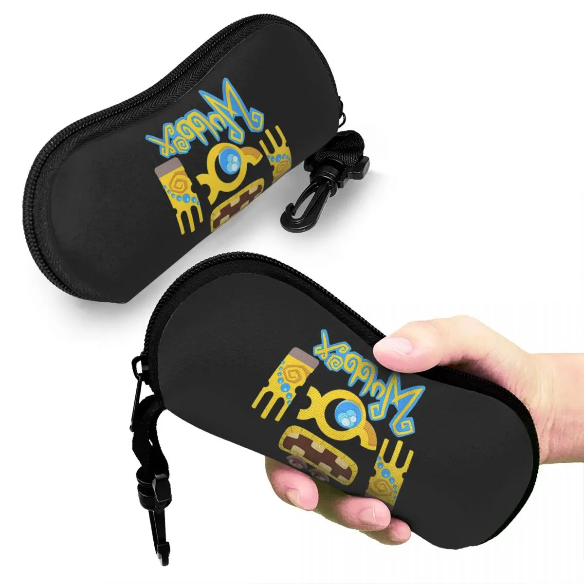 

Wubbox My Singing Monsters Shell Glasses Case Protective Sunglasses Box Women Men Soft Eyeglasses Bag Pouch