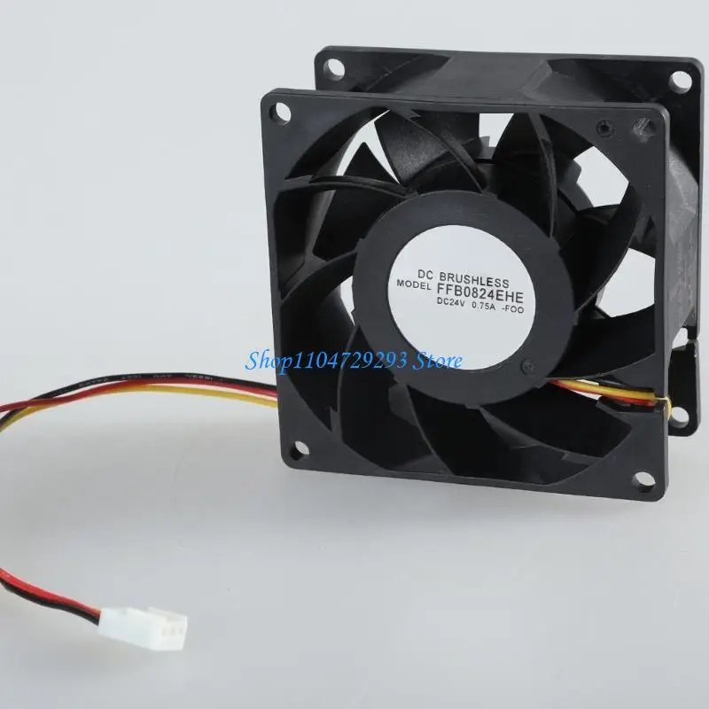 

Y2GD 24V 0.75A Cooling Fan With Alarm Function 5700RPM Fast Speed For Computer And Server Overheat Protecting FFB0824EHE