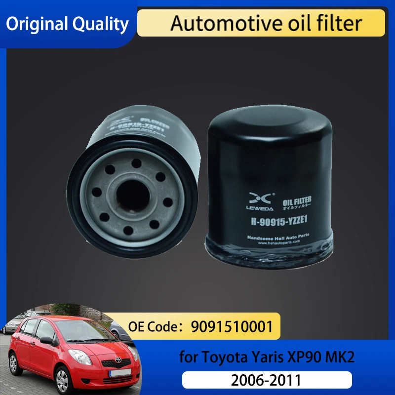 Oil Filter Element for Toyota Yaris Vitz XP90 Daihatsu Charade MK2 2006 2007 2008 2009 2010 2011 9091510001 Accessories Parts