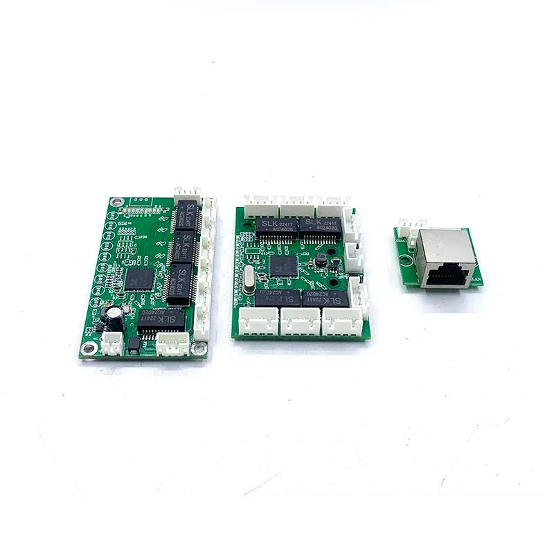 Circuit imprimé de commutateur Ethernet pour module, carte PCBA, carte mère OEM, commutateur Ethernet 5, RJ45, 100Mbps, 100Mbps