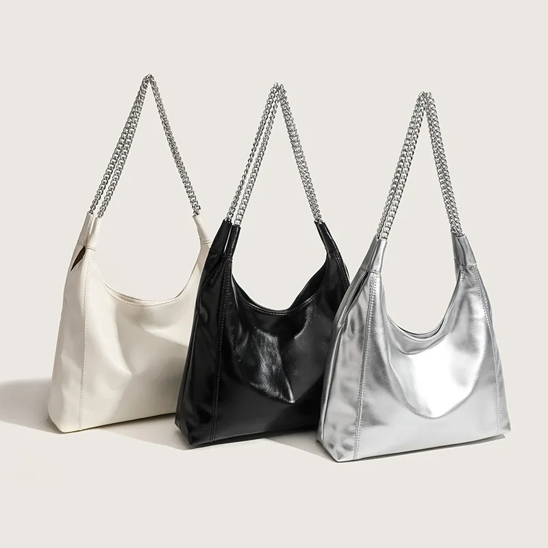 

Leisure Women's Fashion Shoulder Bags New Advanced Chain Bags Tote Bags Niche Korean Style Versatile High Capacity Axillary Bags