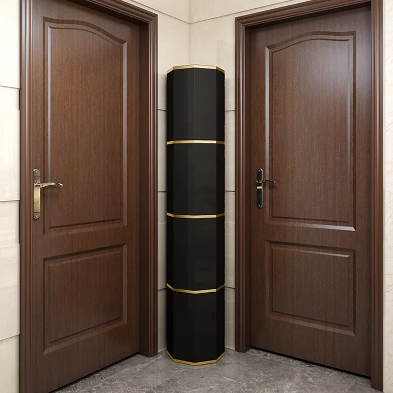A Rotating Shoe Cabinet 360 European Style Cylinder Home Entrance Creative Entryway Storage Light Luxury