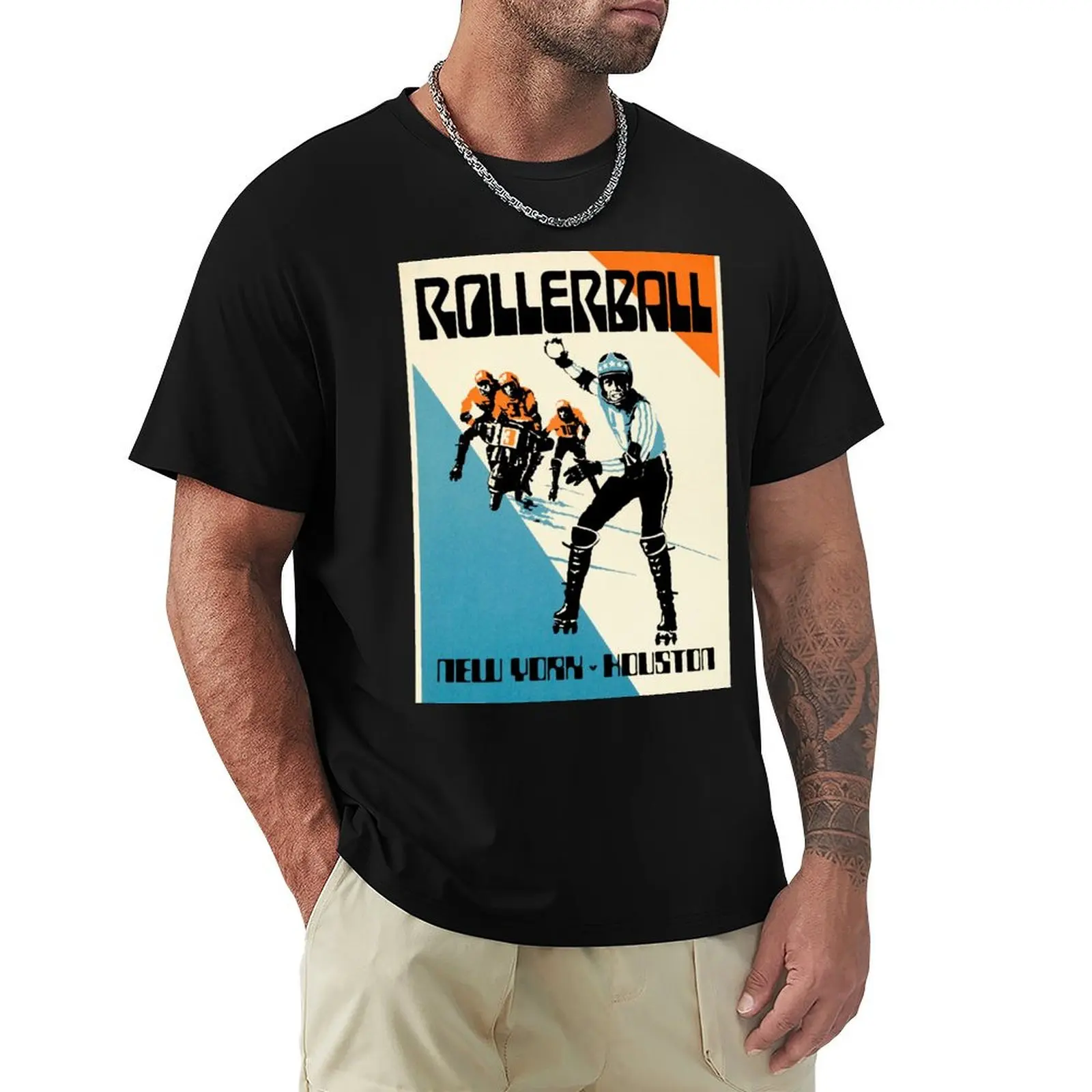 Rollerball - New York/Houston T-Shirt customizeds heavyweights plain white t shirts men