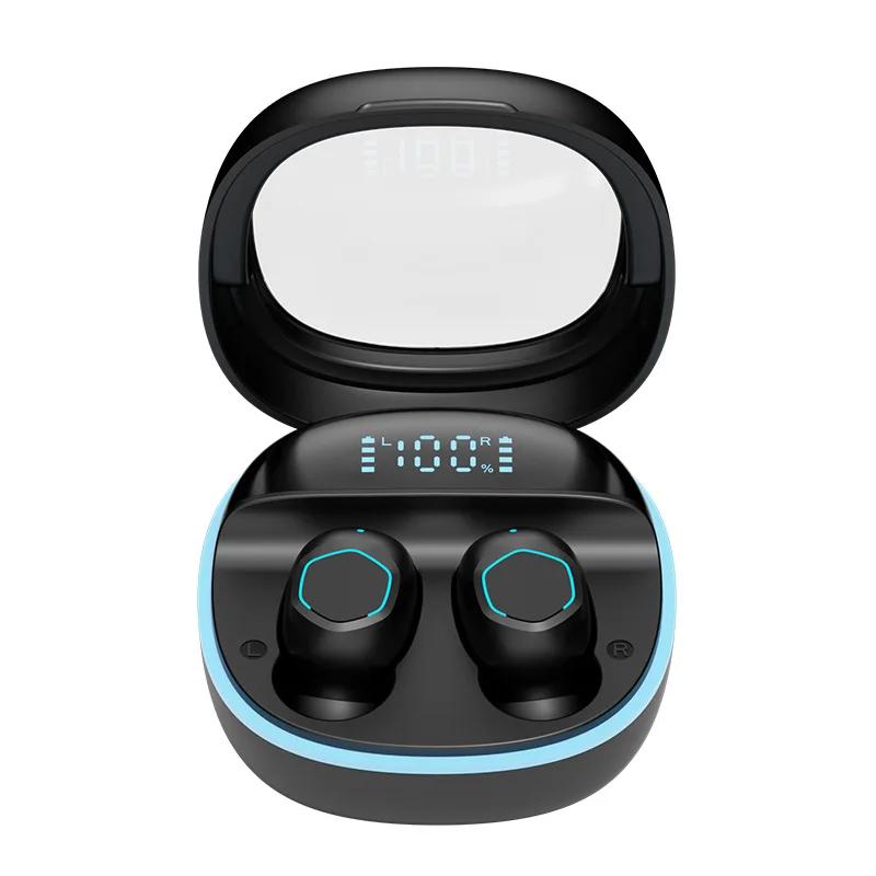 

Bluetooth headset gift packaging logo running sports high-value high-end digital display headset