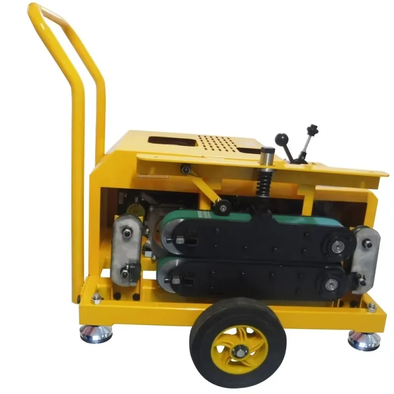 Machine de soufflage de câbles à fibres optiques ftth, tracteur de câbles automatique, Machine de traction de câbles à fibres optiques électriques