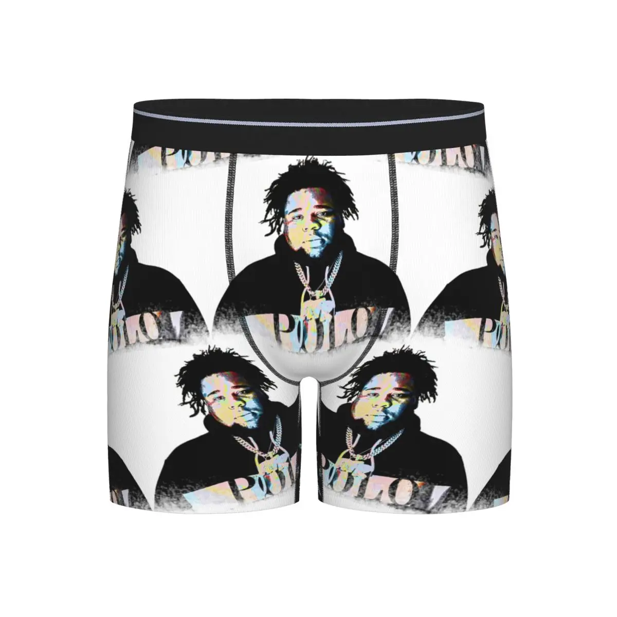 

Long Boxer Underpants Shorts Rod Wave Panties Men Breathable Underwear for Homme Man Boyfriend Gifts