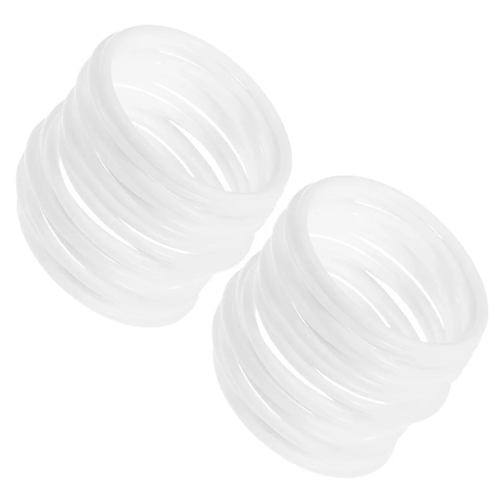 50 قطعة الأطواق البلاستيكية للحرف اليدوية DIY حلم الماسك اكسسوارات إكليل الأزهار إطارات حلقات بلاستيكية الأزهار هوب التطريز هوب #4