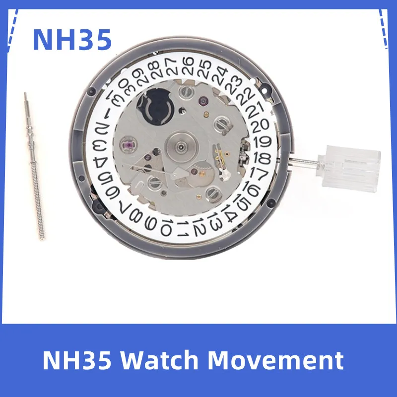 Automatic Watch Movement Men\'s Parts Mechanical Watch Movement NH35 / NH36 Movement Watch Replace Accessory