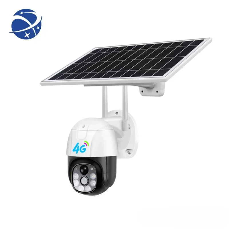 

YYHCOEM 1080P Solar Panel Security PTZ Surveillance Camera V380 Pro 4G Sim Card Solar Powered CCTV Camera Outdoor Solar Camera