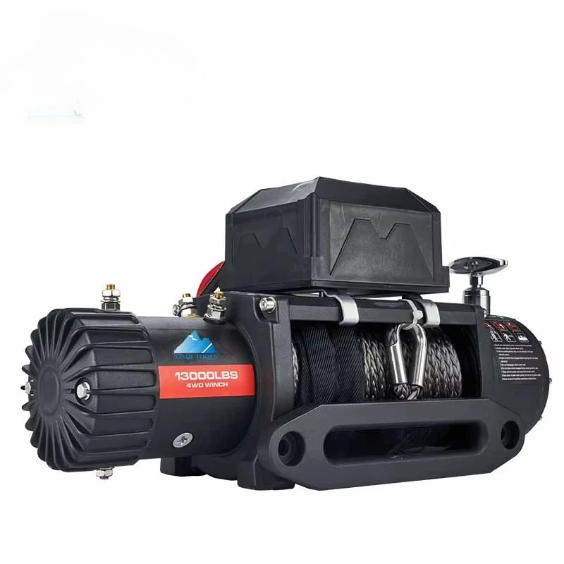

12000 LBS Winch With Synthetic Rope and 2 Wireless Remotes - Panther Series 3S