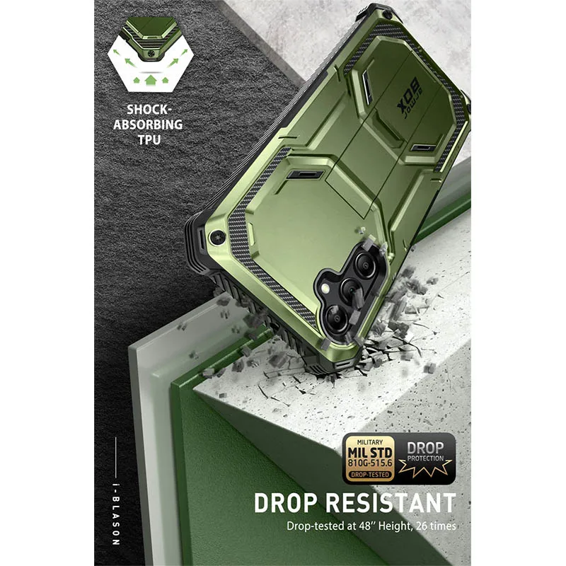 Picture 3: For Samsung Galaxy S23 FE Case (2023 Release) 6.4 inch I-BLASON Armorbox Full-Body Rugged Case with Built-in Screen Protector