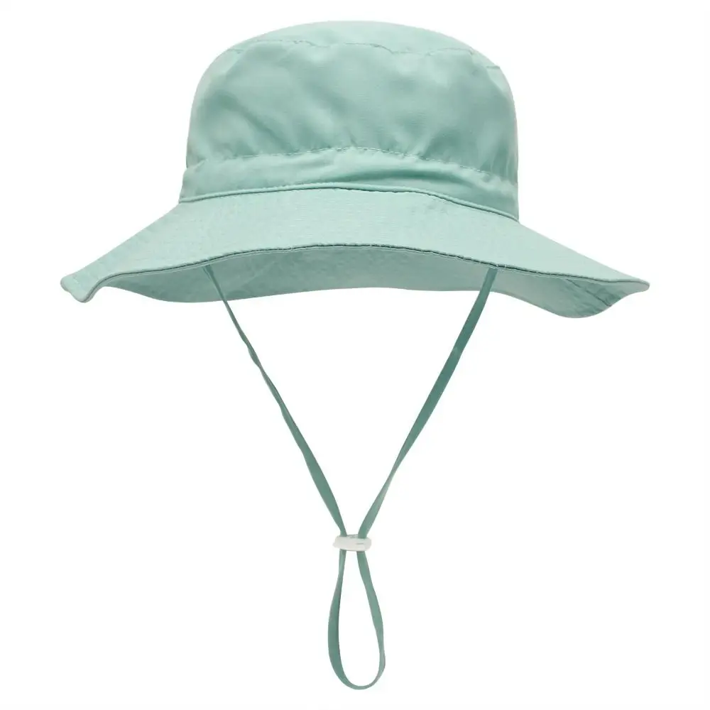 

Sweet Breathable Neck Ear Cover Panama Cap Anti UV Cotton Infant Cap Newborn Bucket Hat Baby Beach Caps Summer Baby Sun Hat