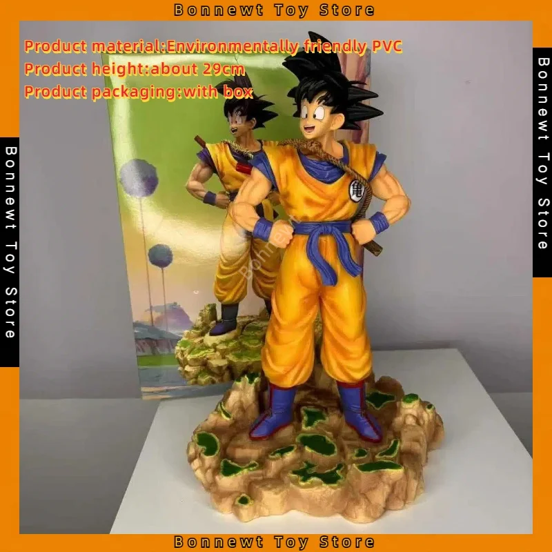 

New 29cm Dragon Ball Animation GK 29CM Fantasy Sun Wukong Standing Figure Model Gift Desktop Ornament For Friends gifts