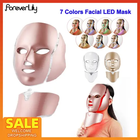 LED Therapy Face Mask 7 Colors foreverlily