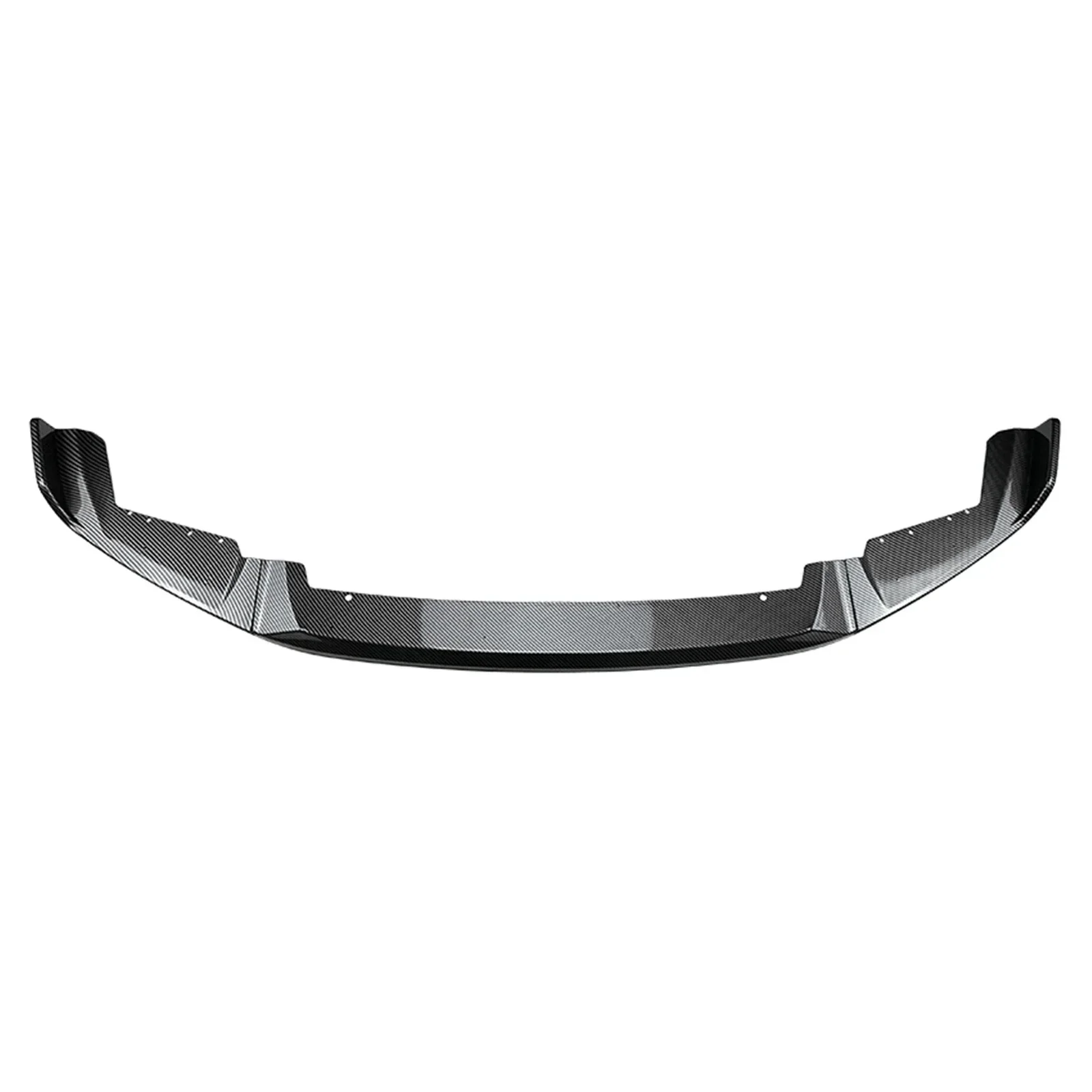 New！Car Front Bumper Spoiler Lip Splitter Trim Exterior Accessores Carbon Fiber Style Glossy Black CS Style For BMW F87 M2 2016-