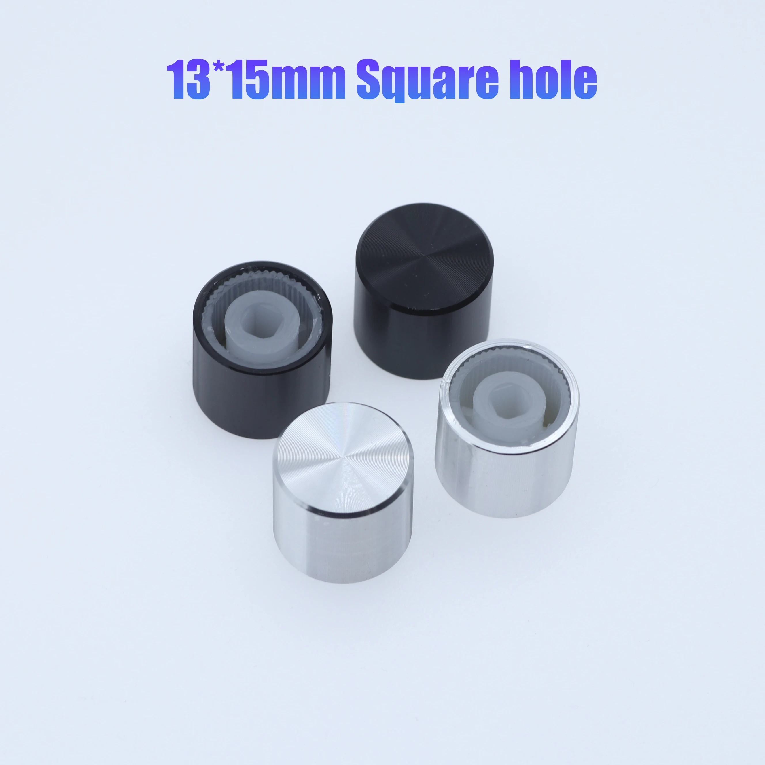 

5 шт./лот, ручка, алюминиевая, серебристая и черная, алюминиевая, диаметр экрю 15 мм, высота 13 мм, пластиковая крышка для пуговиц в форме сердца и прорезей