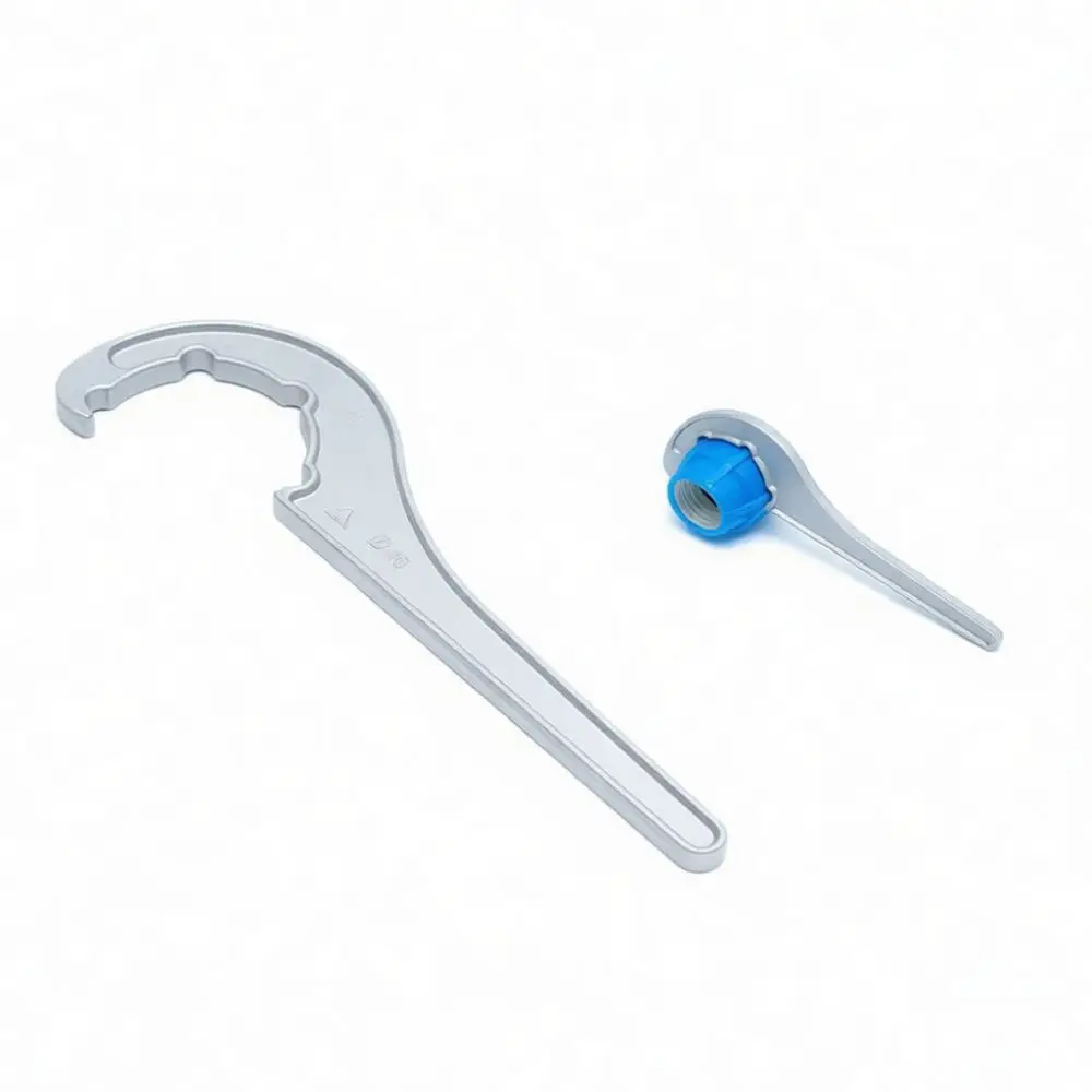 Ergonomic Aluminum Alloy Wrench PE Pipe Fitting Manual Spanner Lawn Irrigation Repairing Tool Plumbing Maintenance Gear