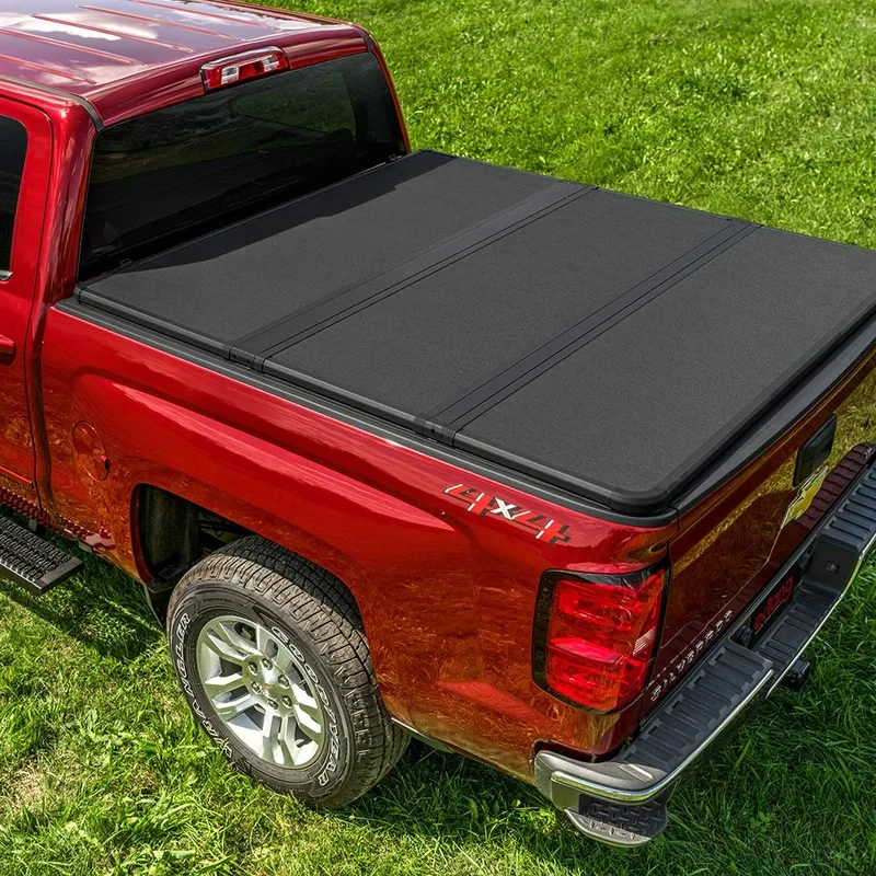 Hot Selling High Quality Dream Car Low Profile Aluminum Hard Tri-Fold Tonneau Folding Truck Bed Cover for Isuzu DMAX