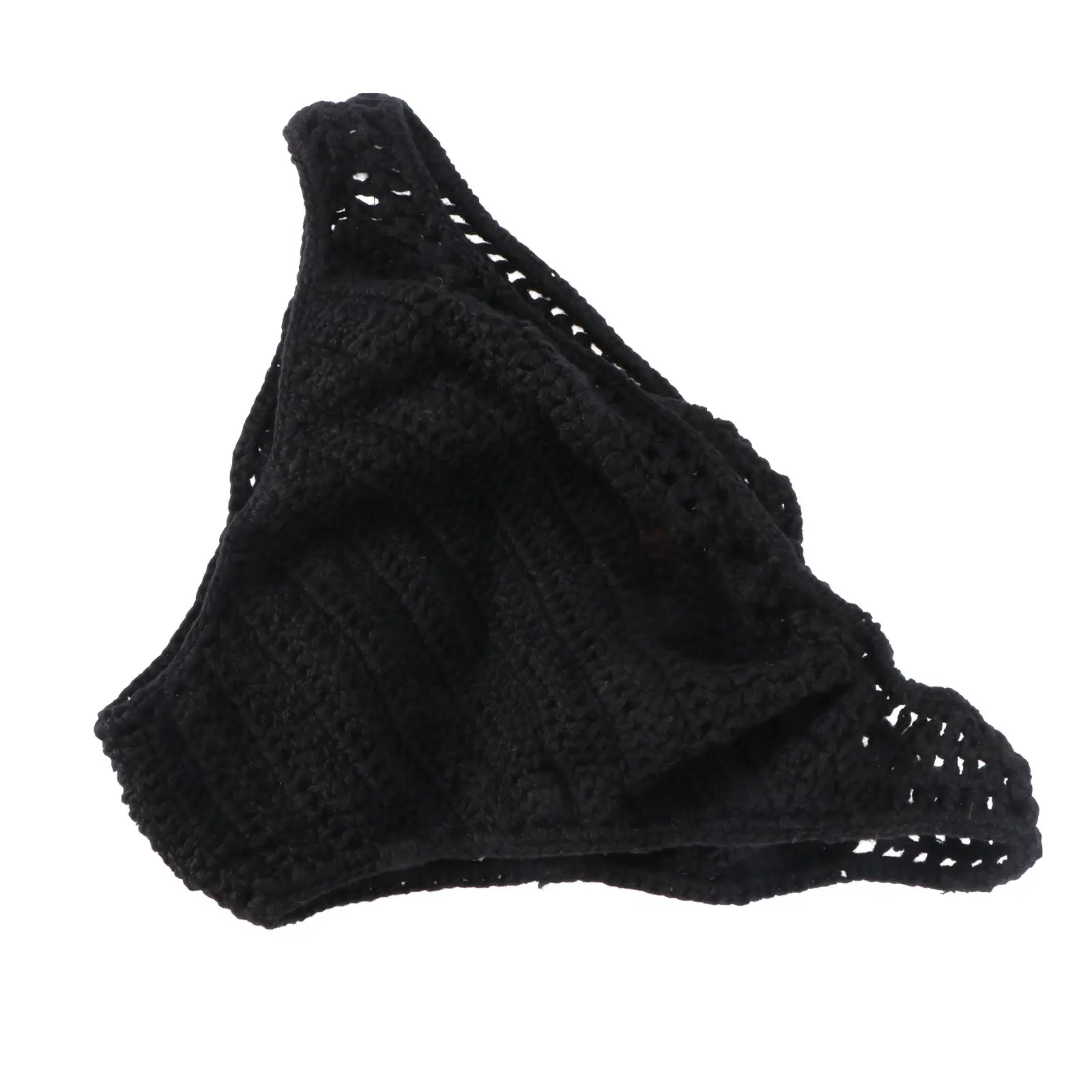 1Pcs Black Size S Women's Summer Low Rise Bikini Briefs Breathable Beachwear Hand Knitted Shorts Seaside Swimwear Beach Bikini