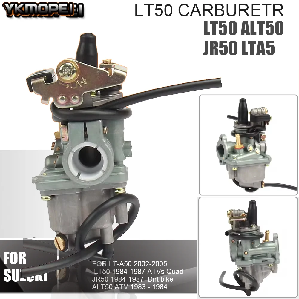 Motorcycle Carburetor 16mm For Suzuki LT50 LT 50 ALT50 JR50 LTA5 Quadrunner Carb Dirt Pit Bike ATV Enduro Motocross Accessories