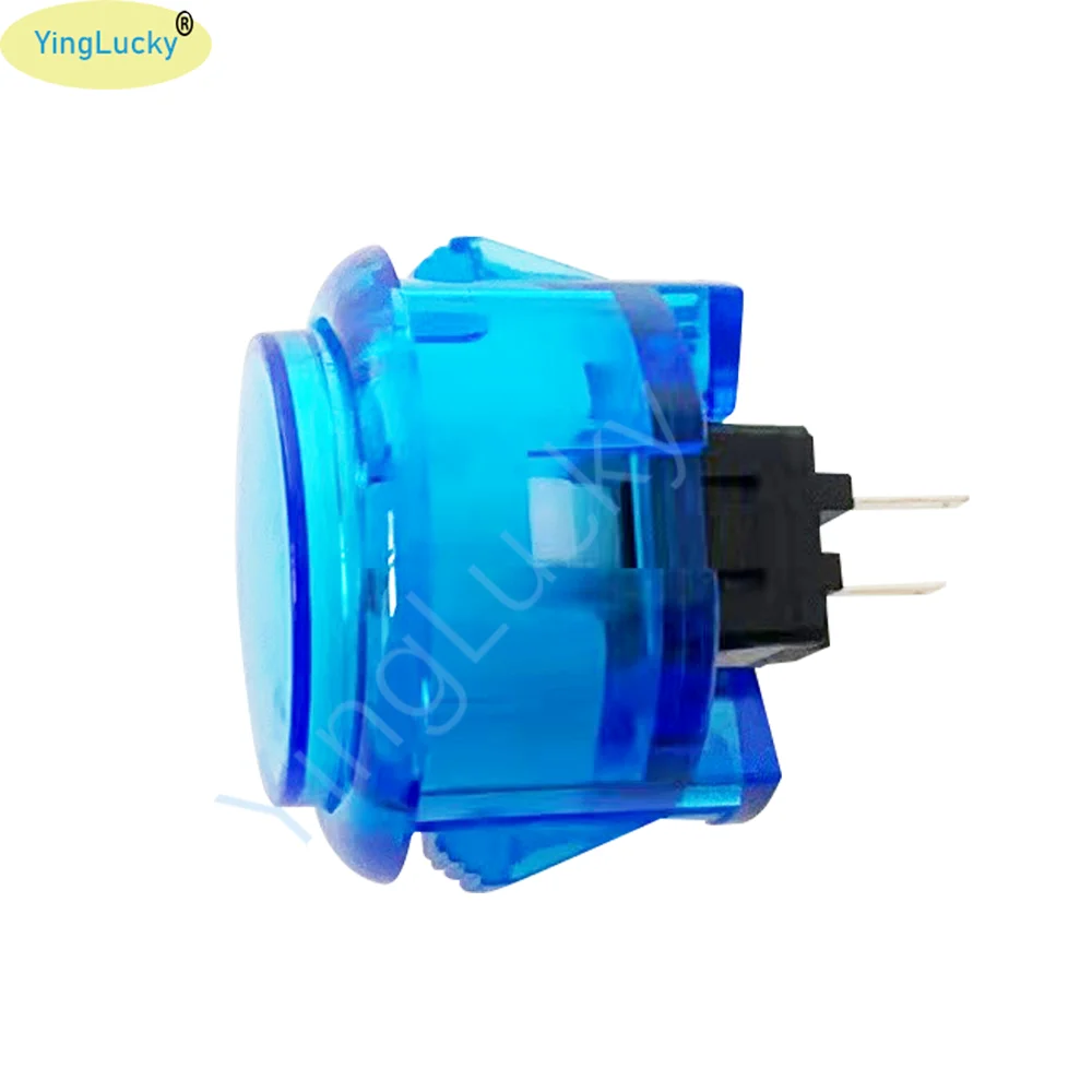 10pcs 30mm 24 mm Arcade Push Button  Copy SANWA OBSC Button Multicolor Transparent No LED BUTTON For DIY ARCADE Pandora Game