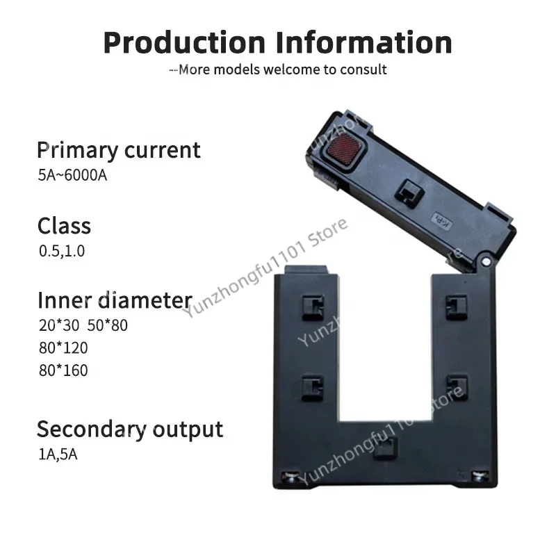 Clamp on CT Amazing Design HK-816 2500/1A CL:0.5 Current Measurement Output 1A-5A Split Core Current Transformer
