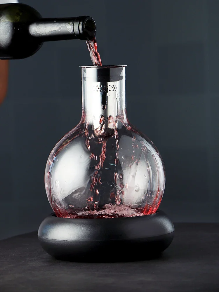 

Creative icewine dispenser, high-end European style personalized crystal glass, fast wine Decanter pot, household luxury