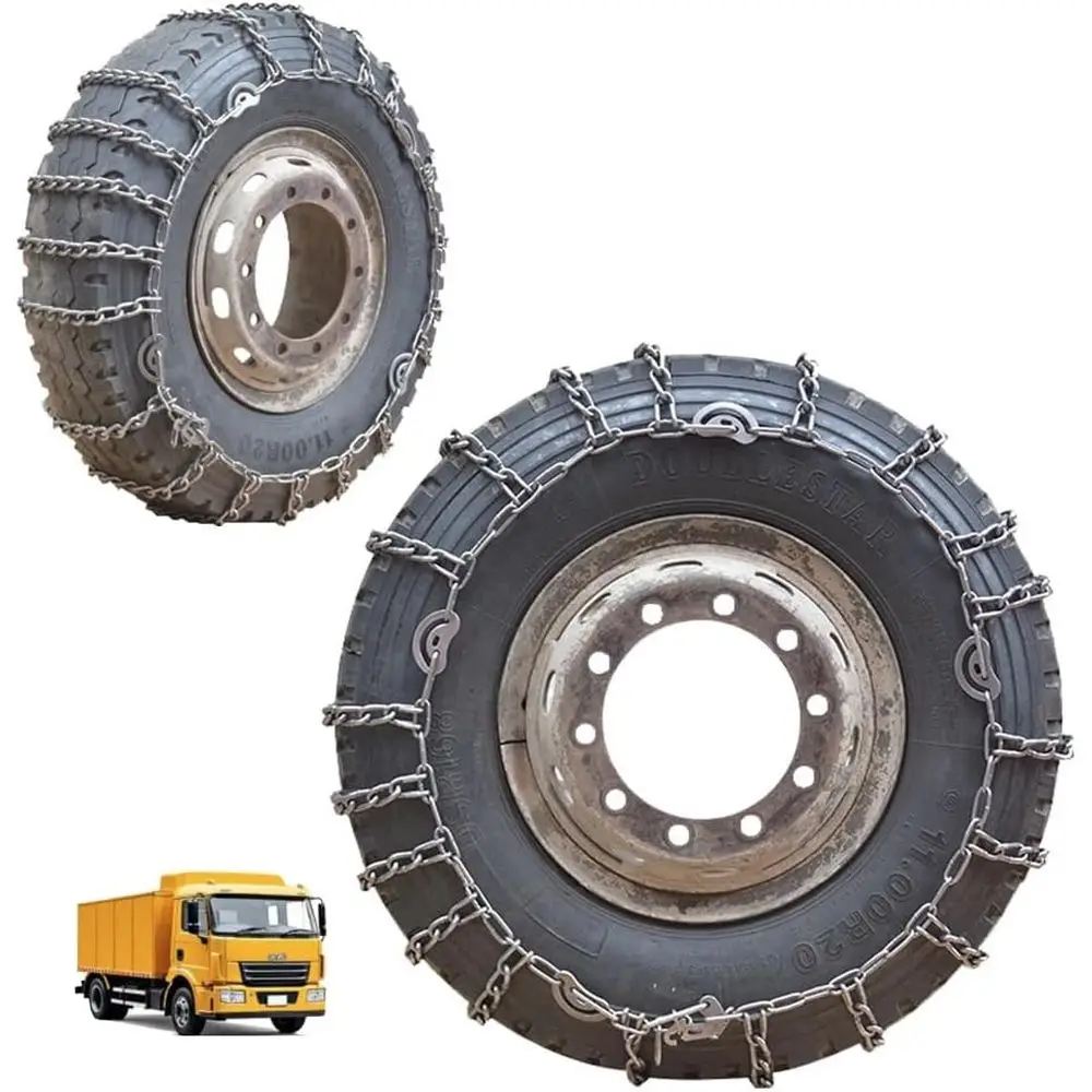 

Усиленные цепи противоскольжения для 2WD грузовиков и внедорожников - быстросъемные цепи для шин 7.50-16