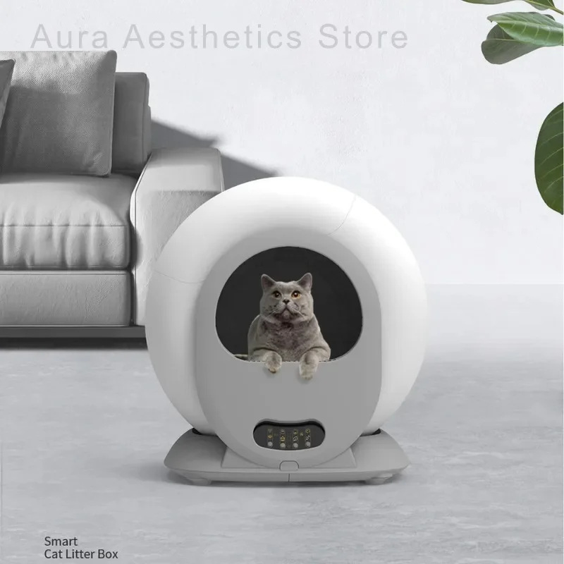 

Automatic cat litter box, intelligent cat litter box, small size and large capacity remote control, automatic cat litter box