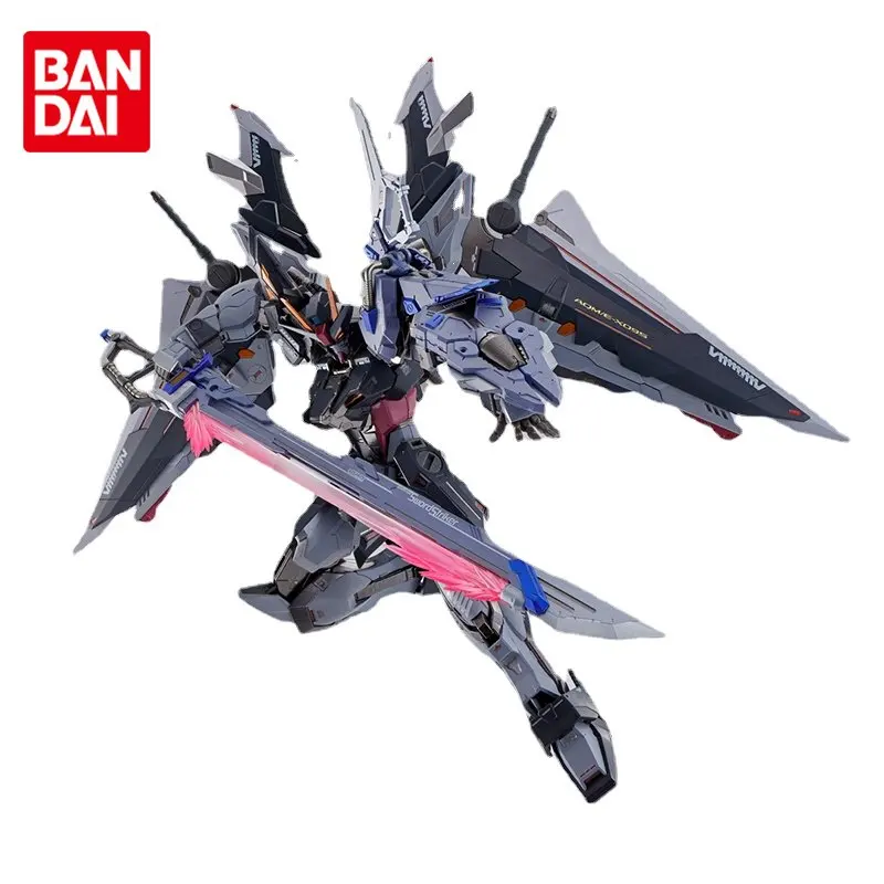 Bandai Original Gundam MetaBuild SEED Strike Noir Anime Action Figure Assembly Model Toys Gifts for Children