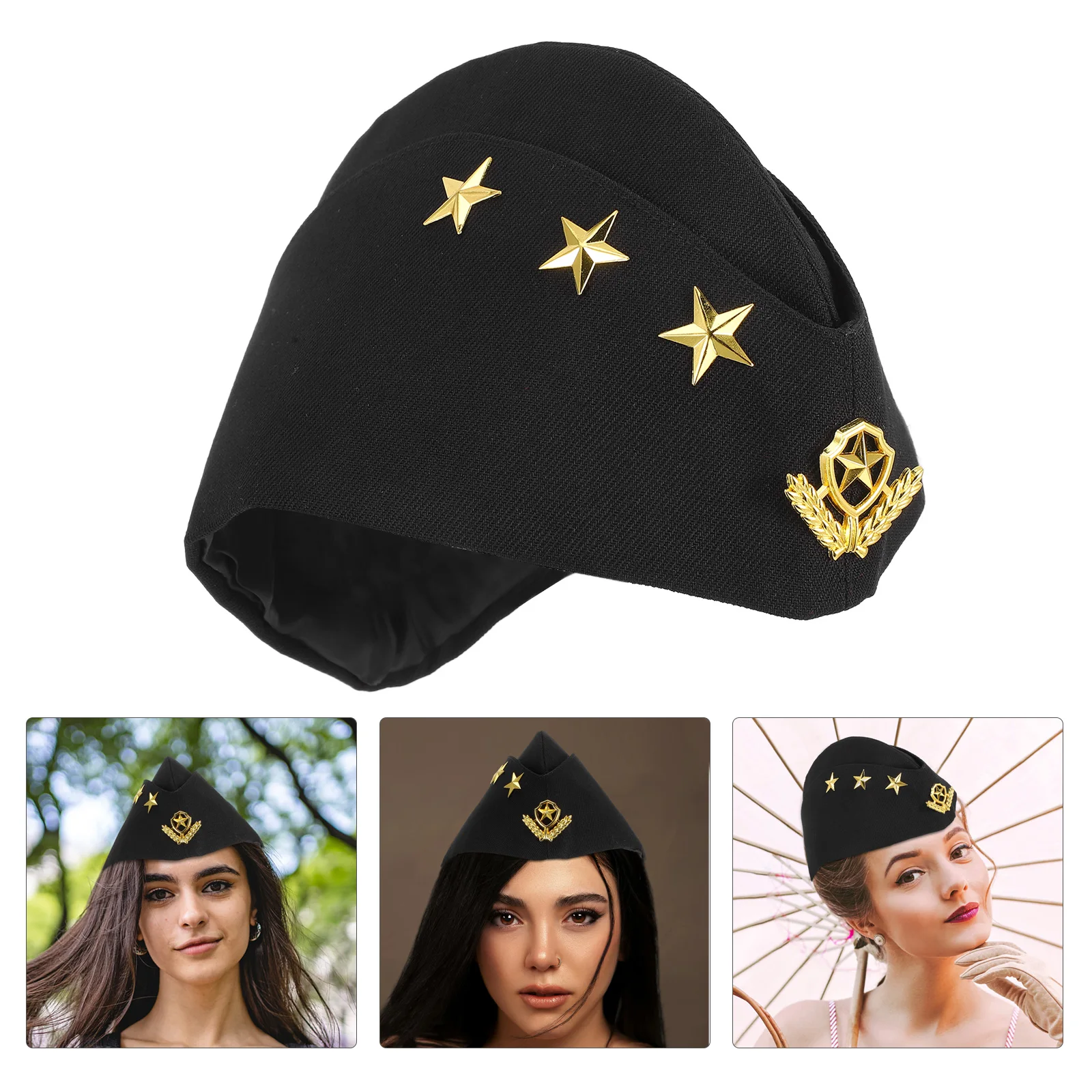 

Sailor Hat Cosplay Costume Accessory Camouflage Boat Cap For Party Carnival Dance Performance Women Men Yacht Captain Headwear