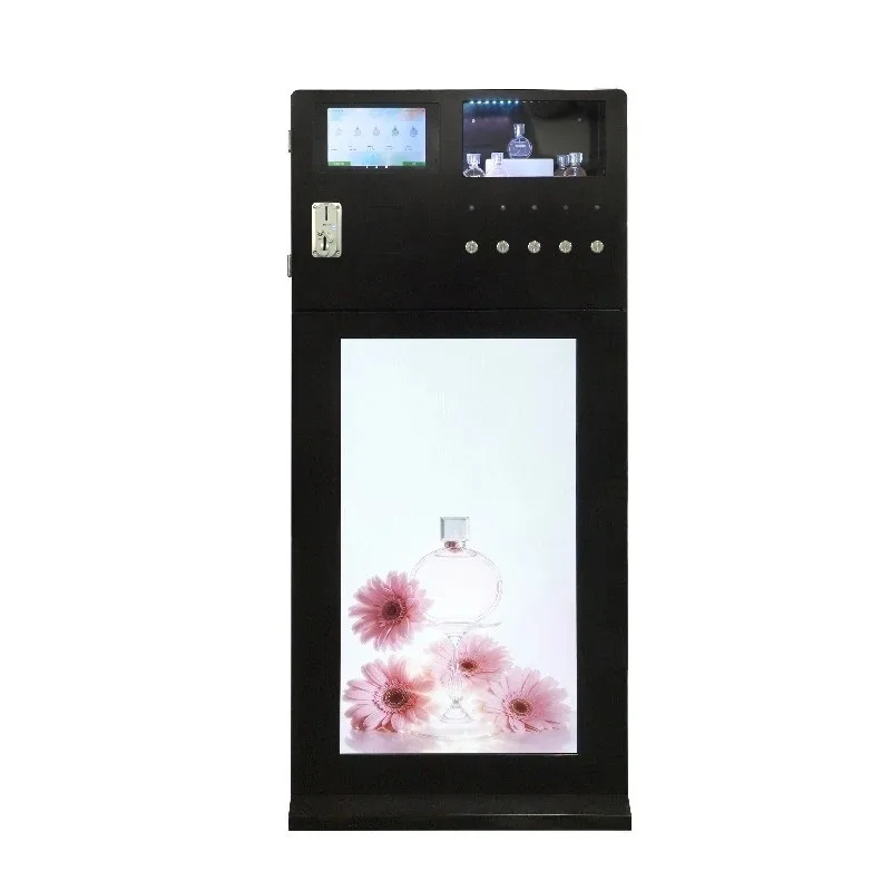 Deposit Premium Standing Perfume Fragrance Machine Spray Vending  Mquina Expendedora De Perfumes