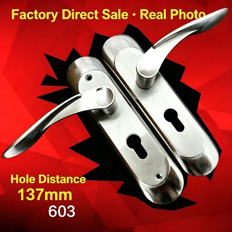 Small 50 Double‑Bolt Rust‑Resistant Mechanical Lock Body for Indoor Wooden Bedroom Handle Door