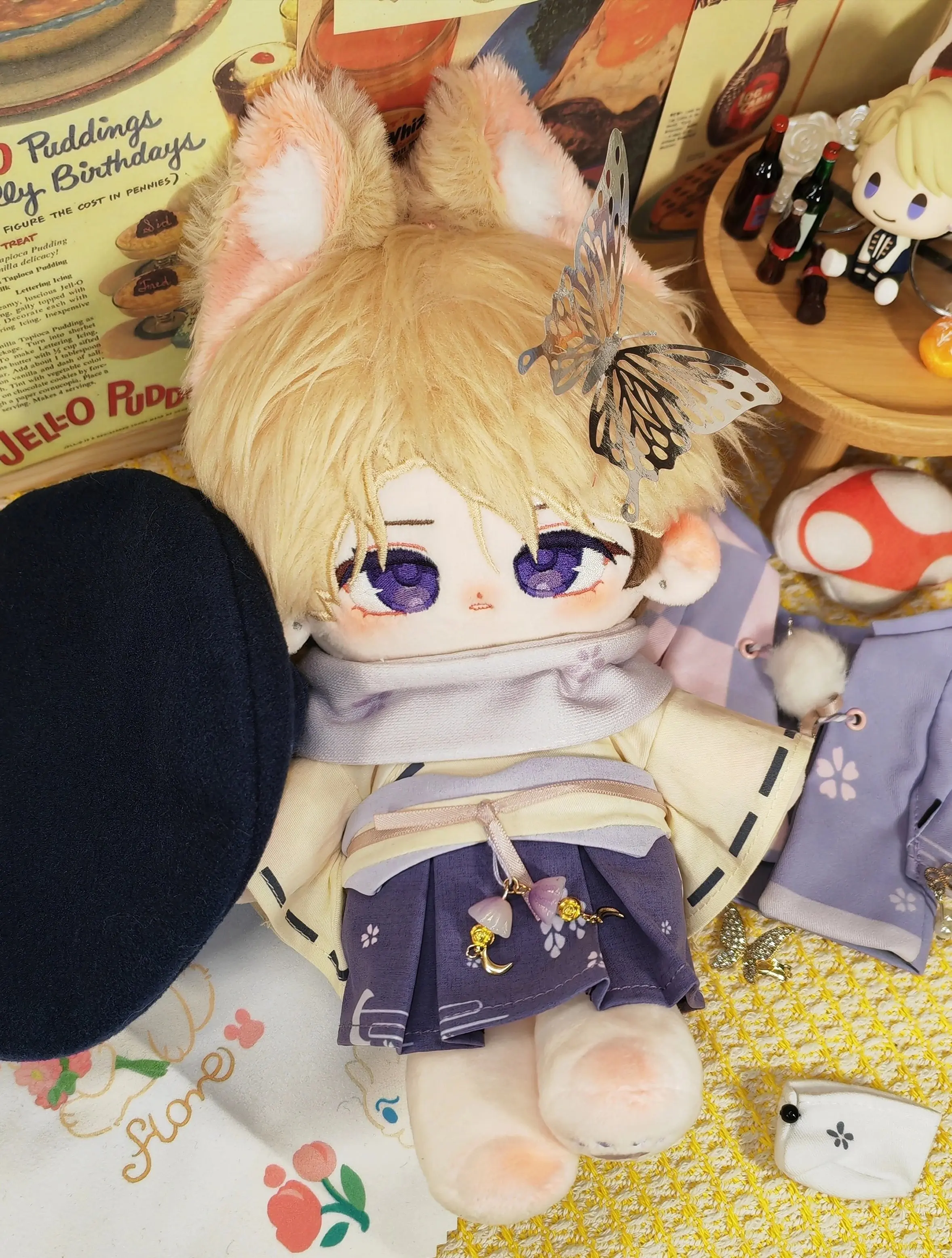 

25cm Naked Doll Narukami Arashi Ensemble Stars あんさんぶるスターズ! Cosplay Plushie Figurine Models Mascot Doll