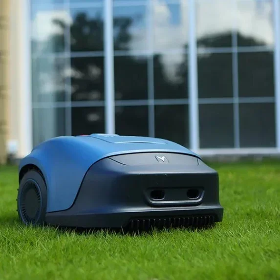 H18E Smart Lawn Mowing Robot With 1/4 Acre Coverage, 2.5-3h Work Time, Programmable Routes, Remote Control Wifi/4G/BlueTooth/App