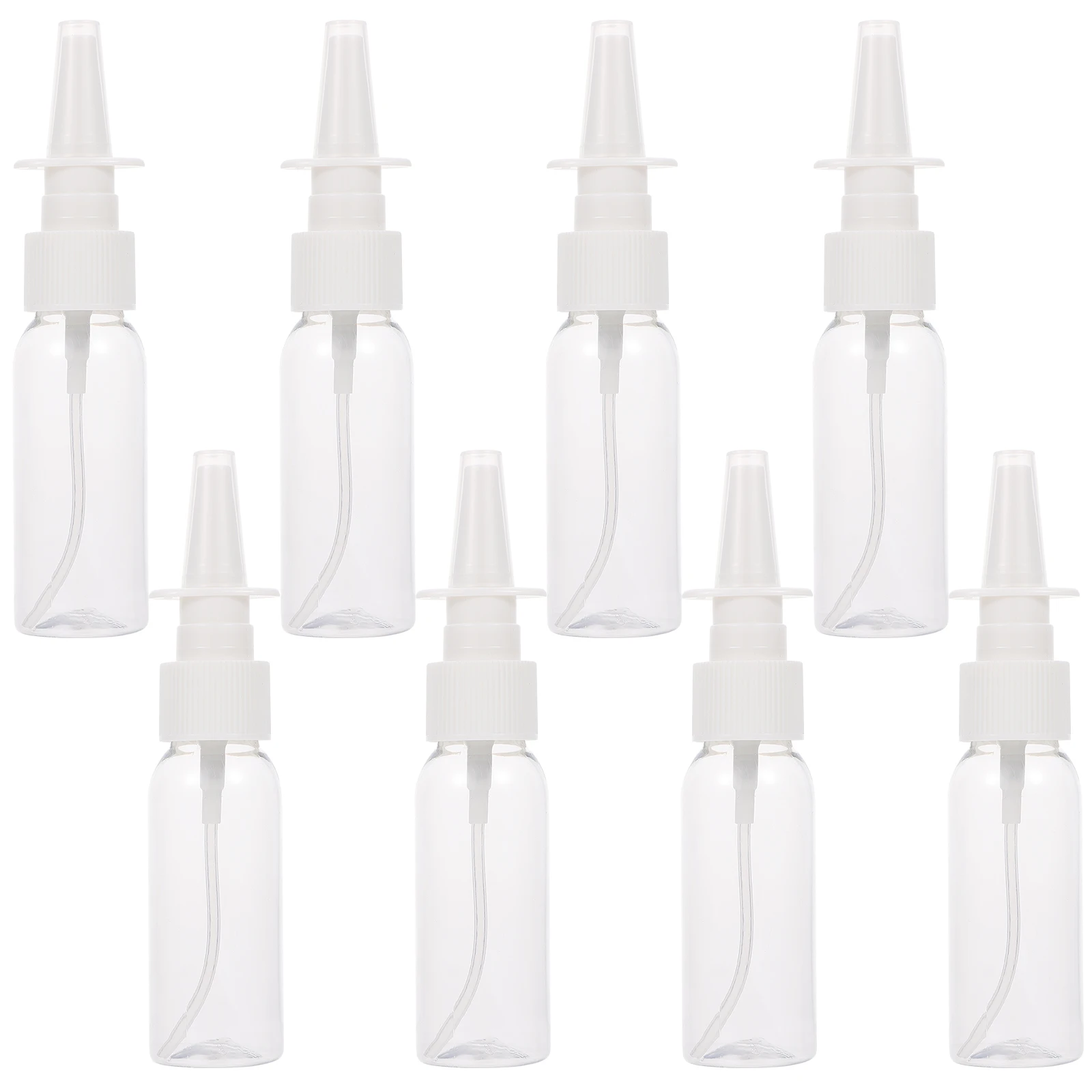 

8pcs Empty Bottles 30ml Compact Design Durable High-quality Plastic Travel Spray Nasal Skin Lotion Portable Bottle Small