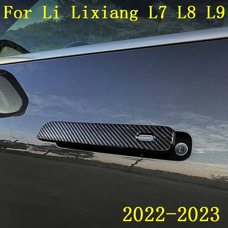 

Для ведущего идеального LiXiang L7 L8 L9 2023 ABS чехол на дверную ручку автомобиля Защита рамы износостойкая наклейка внешние аксессуары