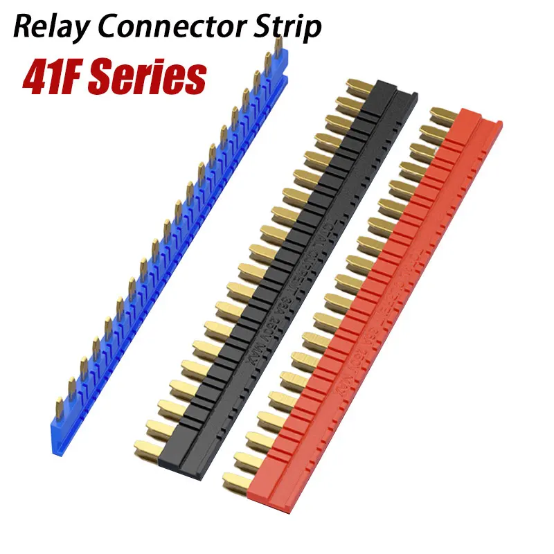 Relay Connection Bar 41F Series Rail Type Ultra-thin Relay HF41F Base Shorting Bar 6.2MM Spacing Side Plug-in 20-bit Connection