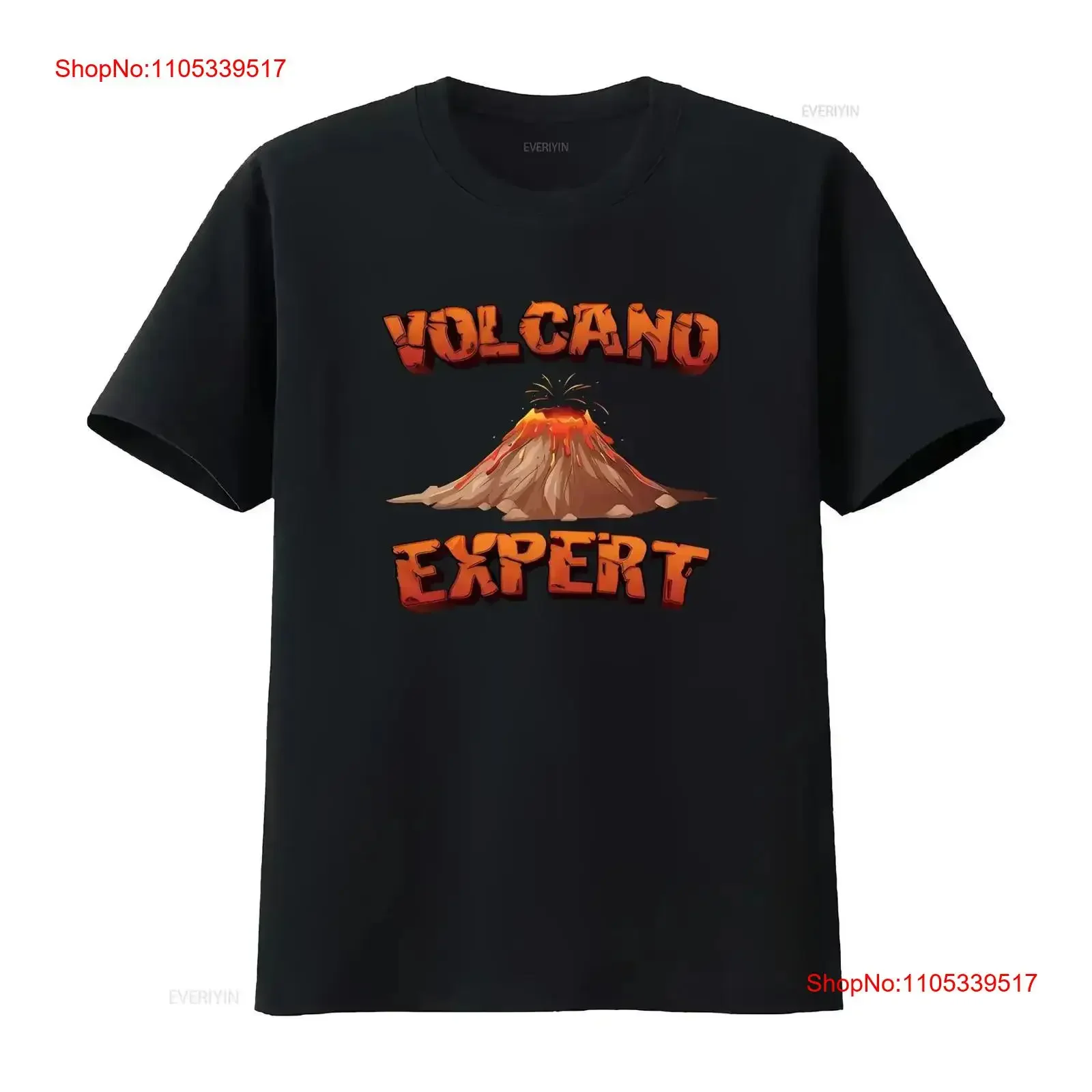 Volcano Expert T Shirt Funny Volano With Lava Geologist vintage Washed Casual Soft graphic fashion Top For Everyday Wear