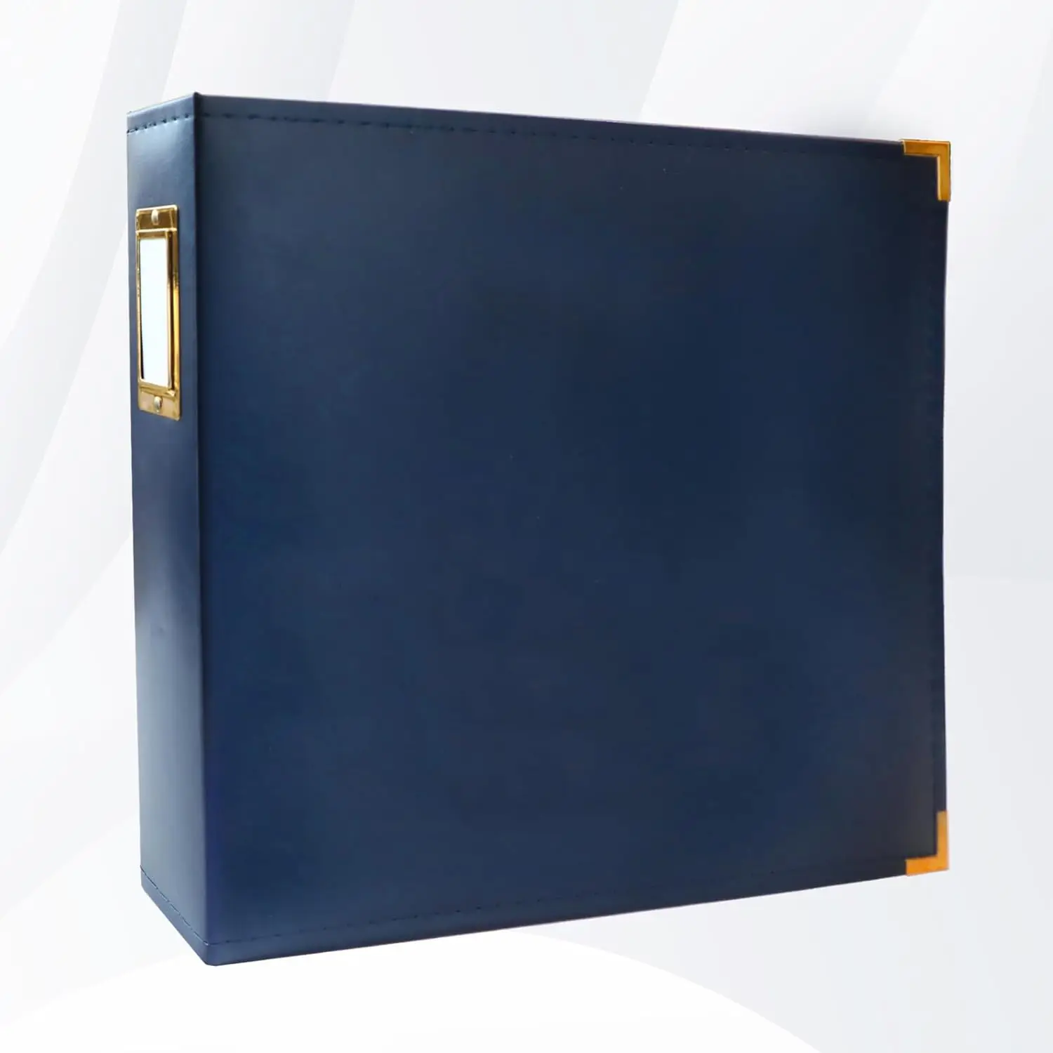 

12x12 Photo Album 3 Ring Binder, Leather Cover Scrapbook Album 12x12 D-Ring with 10 Scrapbook Refill Pages Protective Pl