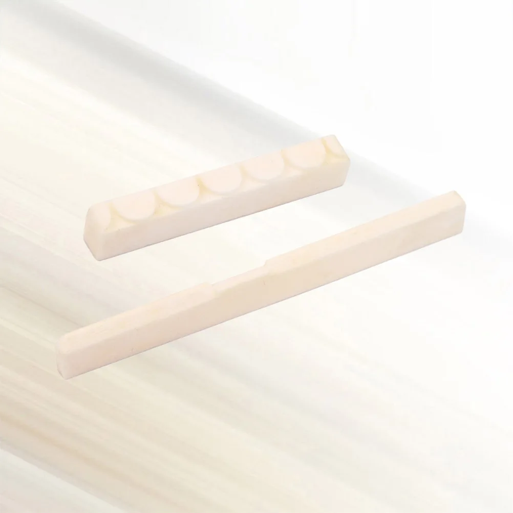 

Classical Guitar Nut Bone Bovine Upper and Lower Pillows Outdoor Oxen Bridge Saddle