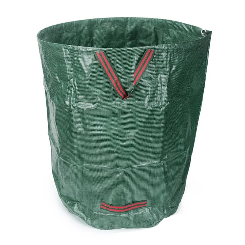 Garden Waste Bag Large Capacity Garden Bag Reusable Waterproof Leaf Sack Weed Trash Can Container For Yard Lawn Pool