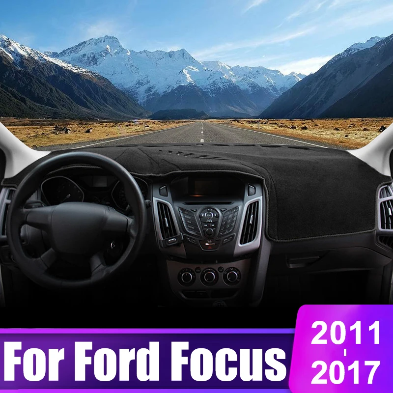 

For Ford Focus 3 MK3 2011 2012 2013 2014 2015 2016 2017 Car Dashboard Cover Instrument Desk Sun Shade Non-slip Pad Accessories